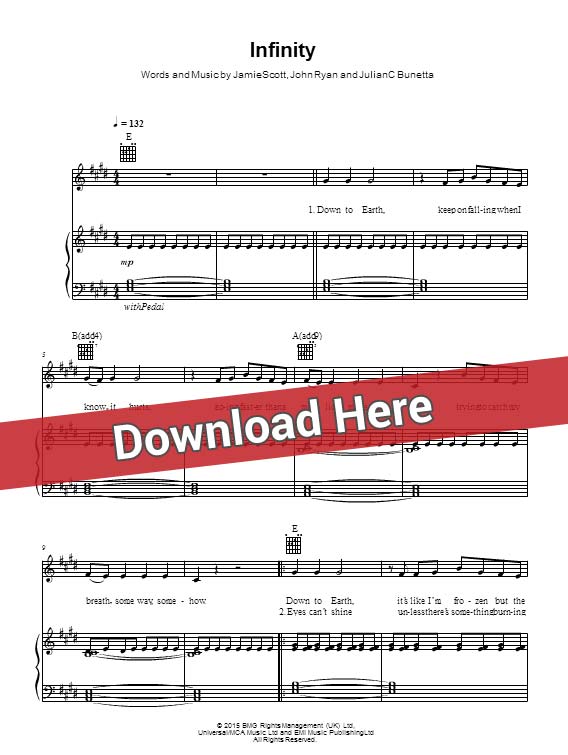 one direction, infinity, sheet music, piano notes, score, chords, download, keyboard, guitar, tabs, bass, how to play, partition, klavier noten